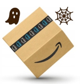 Box Halloween 600 zawierający popularne produkty z nadwyżek magazynowych sieci Amazon