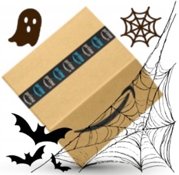Box Halloween 600 zawierający popularne produkty z nadwyżek magazynowych sieci Amazon