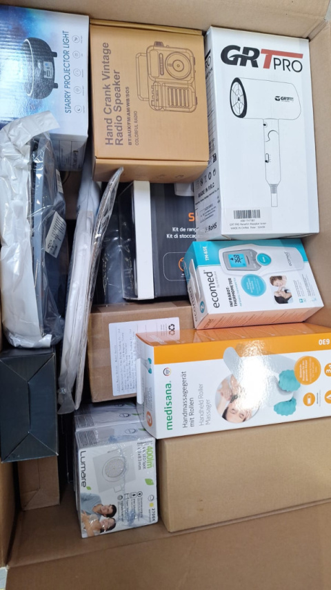 Box Mix (Home /Elektronika) 800 zawierająca popularne produkty z nadwyżek magazynowych sieci Amazon Box Mix (Home /Elektronika) 800 zawierająca popularne produkty z nadwyżek magazynowych sieci Amazon