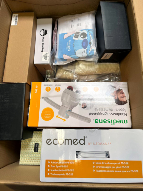 Box Mystery 600 zawierająca popularne produkty z nadwyżek magazynowych sieci Amazon Box Mystery 600 zawierająca popularne produkty z nadwyżek magazynowych sieci Amazon