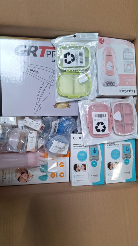 Box Mystery 600 zawierająca popularne produkty z nadwyżek magazynowych sieci Amazon Box Mystery 600 zawierająca popularne produkty z nadwyżek magazynowych sieci Amazon