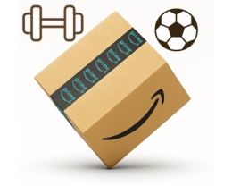 Box Sport 1 000 zawierający popularne produkty z nadwyżek magazynowych sieci Amazon