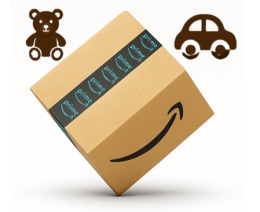 Box Zabawki 1 000 zawierający popularne produkty z nadwyżek magazynowych sieci Amazon