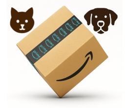 Box Zwierzęta 800 zawierający popularne produkty z nadwyżek magazynowych sieci Amazon