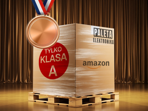 Paleta Elektronika 6000 BRONZE zawierająca popularne produkty z nadwyżek magazynowych sieci Amazon Paleta Elektronika 6000 BRONZE zawierająca popularne produkty z nadwyżek magazynowych sieci Amazon