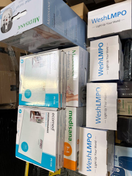 Paleta Elektronika 6000 BRONZE zawierająca popularne produkty z nadwyżek magazynowych sieci Amazon