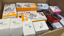 Paleta Elektronika 6000 zawierająca popularne produkty z nadwyżek magazynowych sieci Amazon