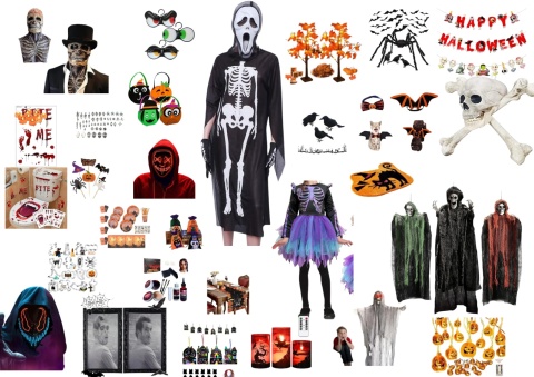 Paleta Halloween 2 000 zawierająca popularne produkty z nadwyżek magazynowych sieci Amazon Paleta Halloween 2 000 zawierająca popularne produkty z nadwyżek magazynowych sieci Amazon