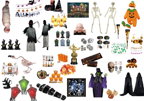 Paleta Halloween 3 000 zawierająca popularne produkty z nadwyżek magazynowych sieci Amazon Paleta Halloween 3 000 zawierająca popularne produkty z nadwyżek magazynowych sieci Amazon