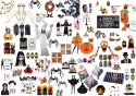 Paleta Halloween 4 000 zawierająca popularne produkty z nadwyżek magazynowych sieci Amazon