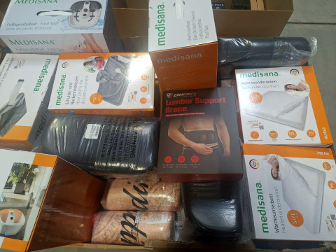 Paleta MIX 6000 BRONZE (Home / Elektronika) zawierająca popularne produkty z nadwyżek magazynowych sieci Amazon Paleta MIX 6000 BRONZE (Home / Elektronika) zawierająca popularne produkty z nadwyżek magazynowych sieci Amazon