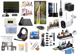 Paleta Mix 8 000 (Home / Elektronika) zawierająca popularne produkty z nadwyżek magazynowych sieci Amazon