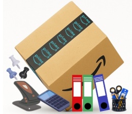 Box Artykuły biurowe 600 zawierający popularne produkty z nadwyżek magazynowych sieci Amazon