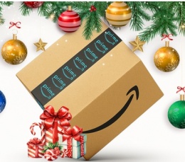 Box Boże Narodzenie 1 000 zawierający popularne produkty z nadwyżek magazynowych sieci Amazon