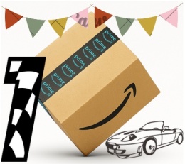 Box Motoryzacja 1 000 zawierający popularne produkty z nadwyżek magazynowych sieci Amazon
