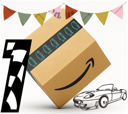 Box Motoryzacja 1 000 zawierający popularne produkty z nadwyżek magazynowych sieci Amazon