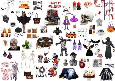Paleta Halloween 4 000 zawierająca popularne produkty z nadwyżek magazynowych sieci Amazon Paleta Halloween 4 000 zawierająca popularne produkty z nadwyżek magazynowych sieci Amazon